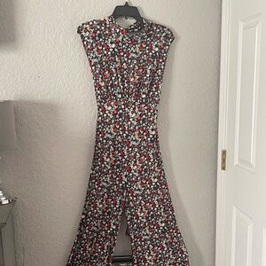 Free People Multicolor Floral Jumpsuit